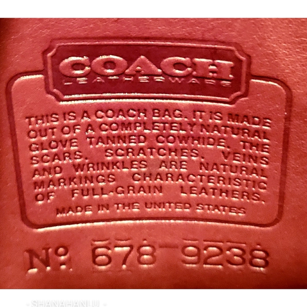 Coach VTG Riding Crossbody NYC USA Bag - Picture 10 of 11